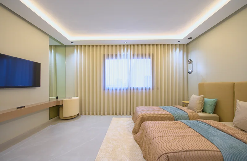 Chambre 1 · Vue de la chambre · Premier étage
