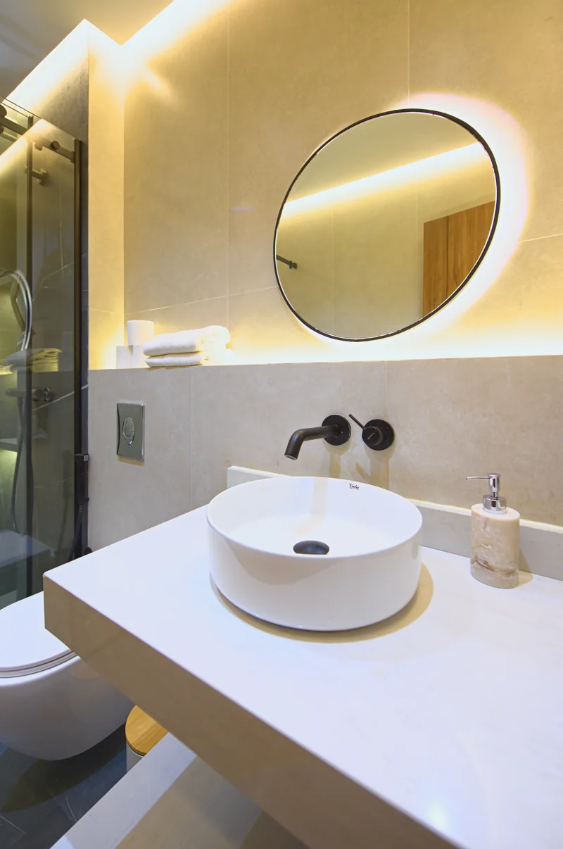 Salle de bain du spa · Sous-sol · −1