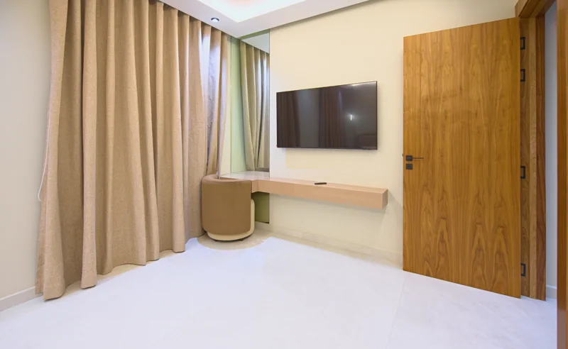 Chambre 5 · Vue de la chambre · Sous-sol · −1