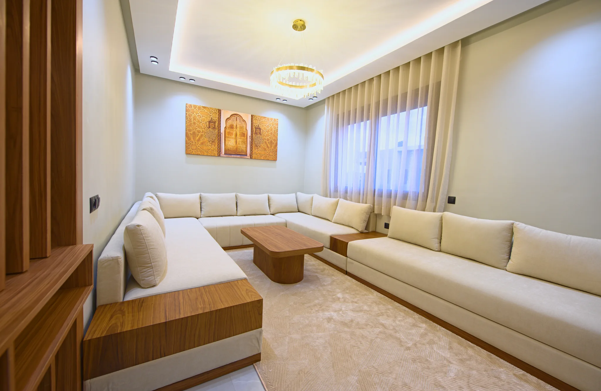The Moroccan salon at Villa Sheherazade